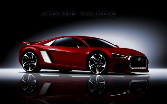 新一代奥迪R8最新假想图曝光 2014年发布