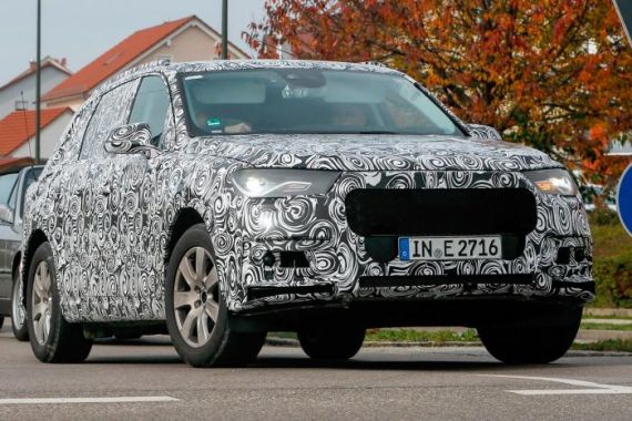 新款奥迪Q7谍照曝光 明年发布上市