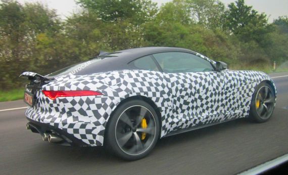 捷豹F-Type硬顶跑车谍照曝光 2014年上市