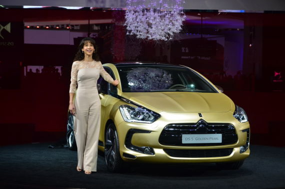 苏菲玛索助阵 DS概念车金珍珠全球首发