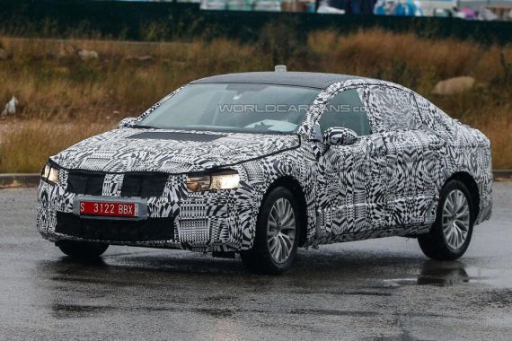 新一代大众帕萨特谍照曝光 或2015年亮相