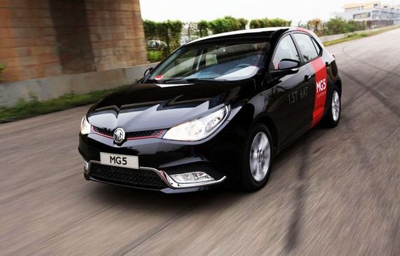 上汽MG5 1.5T 6AT 广州车展极速上市