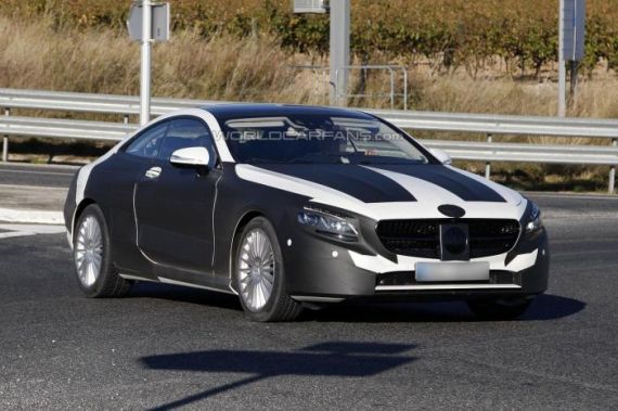 奔驰S级Coupe最新谍照曝光 2014年发布