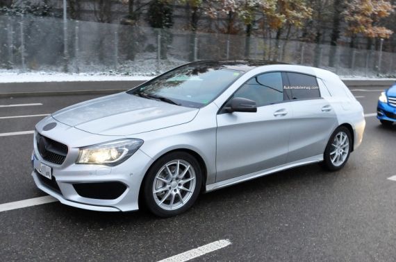 全新奔驰CLA级猎装车无伪谍照 2015年入华