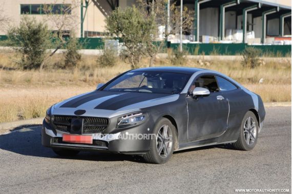 新款奔驰S级Coupe谍照 配自主驾驶系统