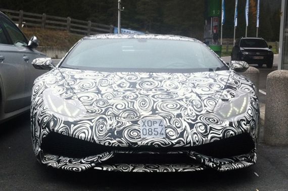 600马力 全新兰博基尼Cabrera最新谍照