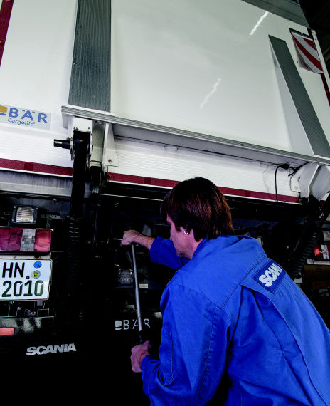 斯堪尼亚与Bär Cargolift售后服务合作