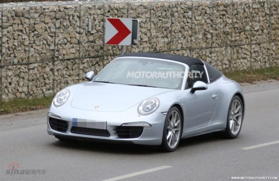 新保时捷911 Targa谍照曝光 北美车展首发