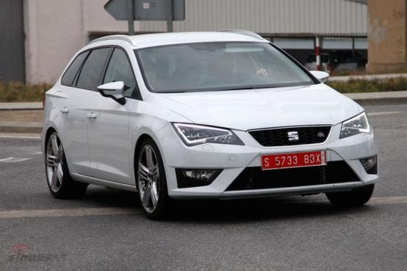 西亚特Leon ST Cupra谍照 或明年中期发布