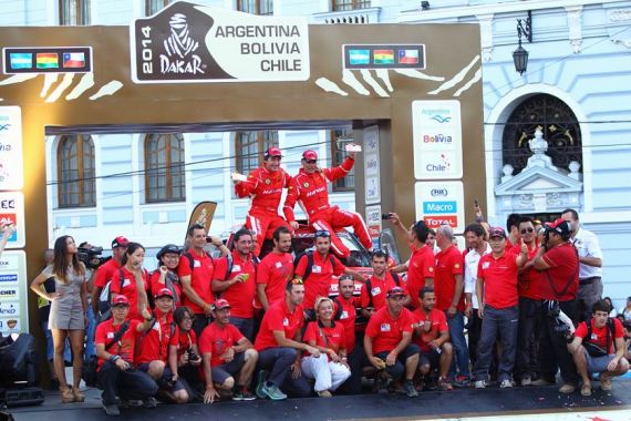 2014达喀尔拉力赛哈弗第八名完美收官