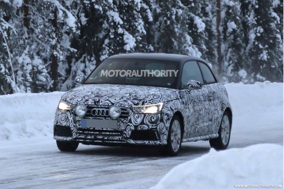 2014款奥迪S1测试谍照 与POLO GTI同平台