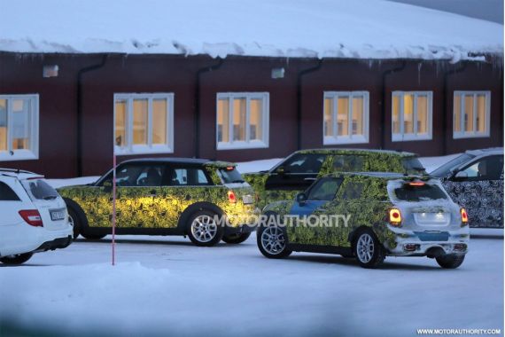 2015款MINI COOPER五门版谍照 年内发布