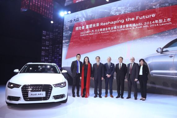 奥迪2013销量增长21.2% 今年推15款新车