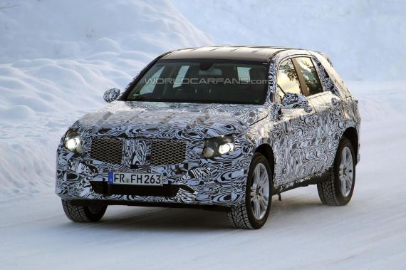 新一代奔驰GLK谍照曝光 或2014年底发布