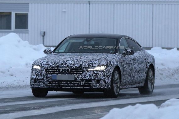 改款奥迪A7谍照曝光 或2014年内发布