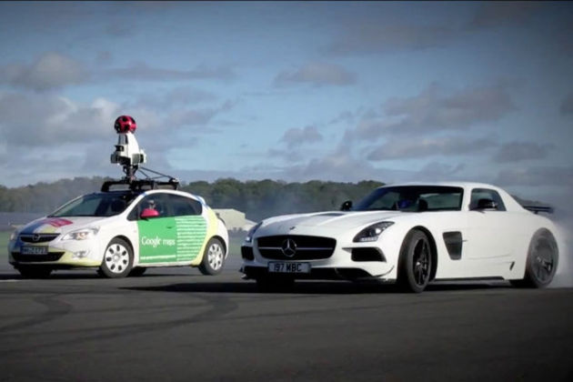 谷歌街景实拍TopGear赛道 Stig漂移出镜