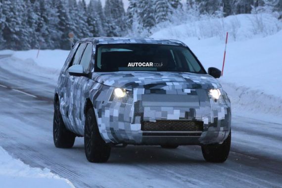 新一代路虎神行者谍照曝光 与极光共享平台