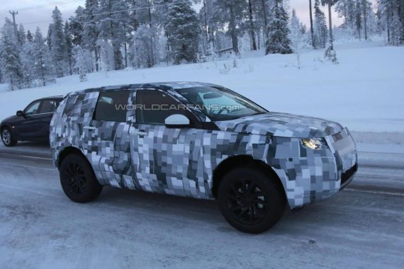 2015款路虎神行者谍照 基于LR-MS平台