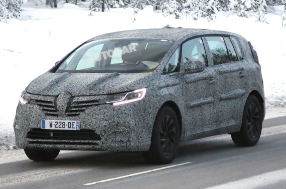 全新雷诺Espace谍照曝光 将亮相巴黎车展