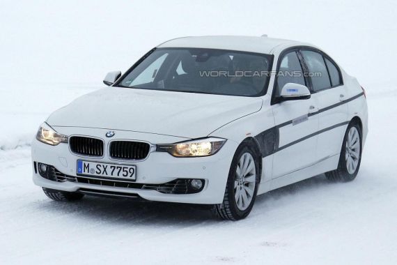 宝马3系插电混动版谍照曝光 或年内发布