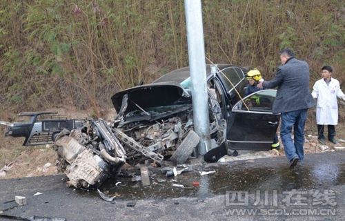 绵阳：一男子闯入成德南高速被撞身亡