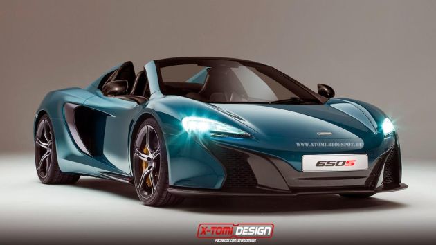 2014迈凯轮650S敞篷效果图曝光