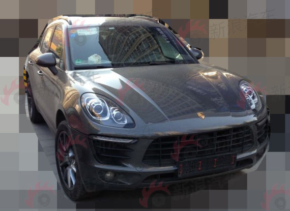 7月进口 保时捷Macan国内无伪实拍谍照