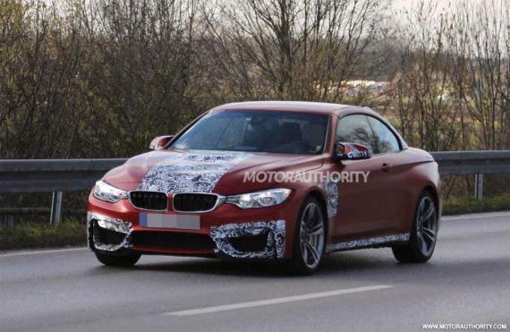 宝马M4敞篷版谍照曝光 或年底上市