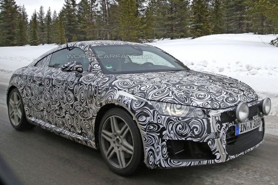 奥迪TT-S路试谍报曝光 巴黎车展首发