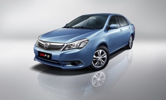 全新比亚迪F3将于3月25日上市 或售8万起