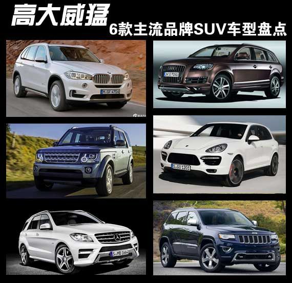 高大威猛 6款百万级别主流SUV车型盘点