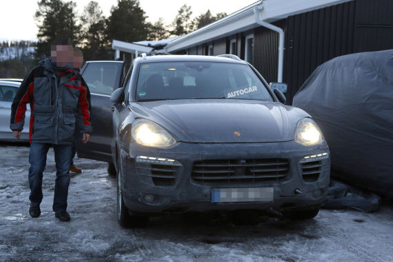 新款保时捷卡宴谍照曝光 巴黎车展首发