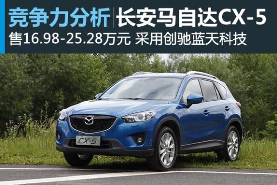 综合实力不俗 长安马自达CX-5竞争力分析