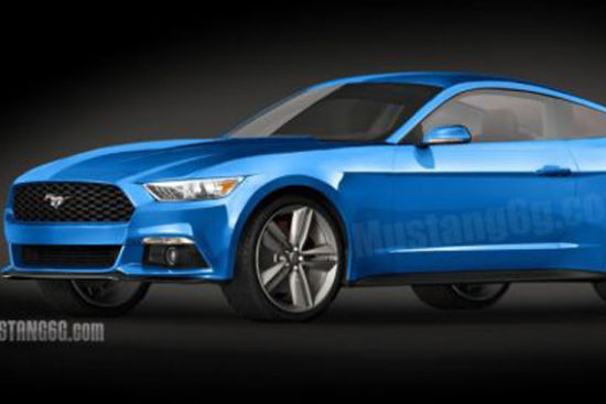 2015款福特野马假想图曝光 北美车展首发 