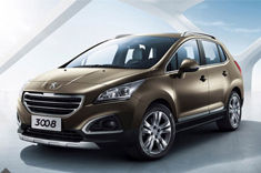 标致新款3008年底上市 增全景天窗等配置