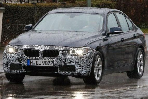改款宝马3系最新谍照 配三缸发动机