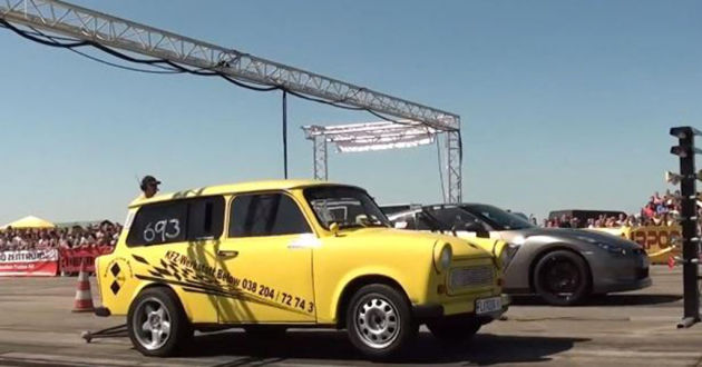 Trabant 3.0 Turbo秒杀日产GT-R R35