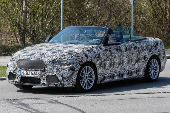 宝马2系敞篷版最新谍照曝光 年底发布