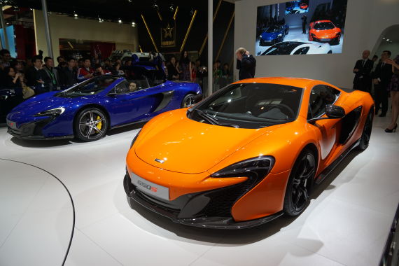 迈凯伦携主力车型首次亮相中国A级车展