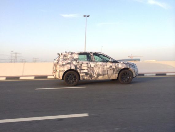 疑似路虎发现Sport谍照 或配四缸发动机