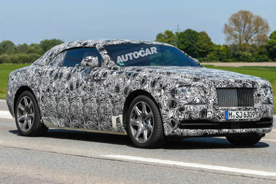 劳斯莱斯魅影敞篷版曝光 日内瓦车展首发