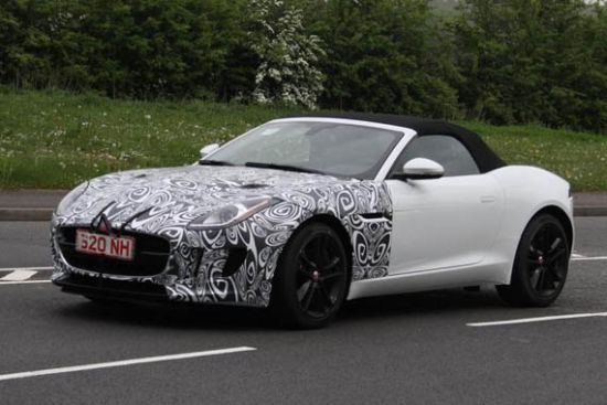 捷豹F-Type四驱版谍照曝光 性能更出色