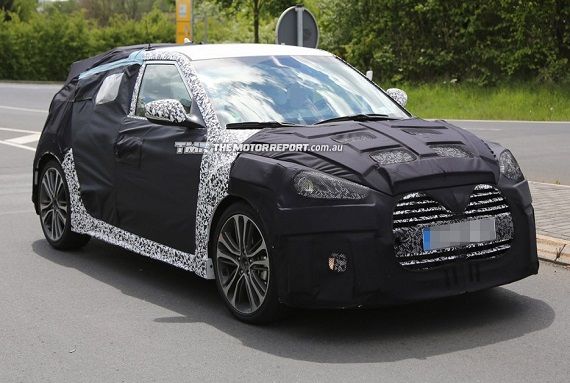 2016款现代Veloster动力升级版测试谍照