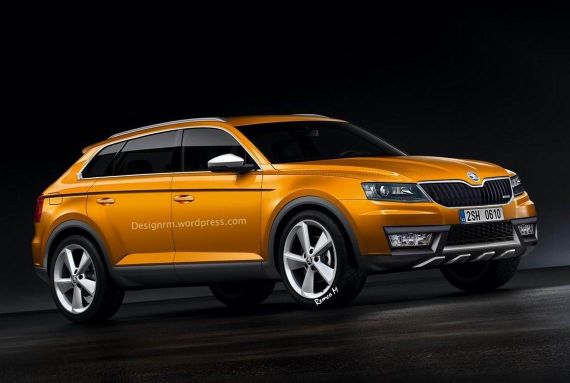 斯柯达中型SUV假想图曝光 2016年上市