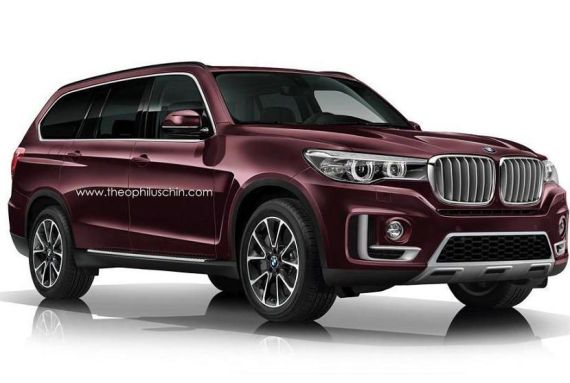 全新宝马X7假想图曝光 剑指奔驰GL级