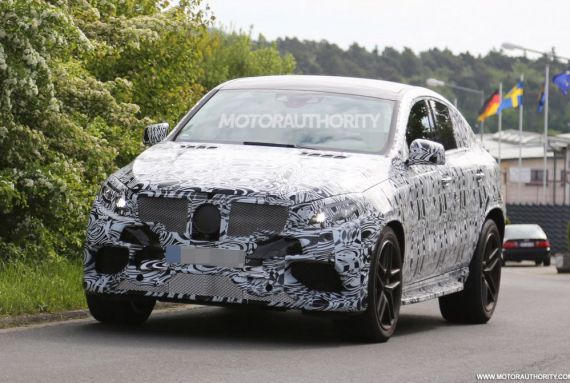 奔驰ML63 AMG Coupe谍照 剑指宝马X6 M