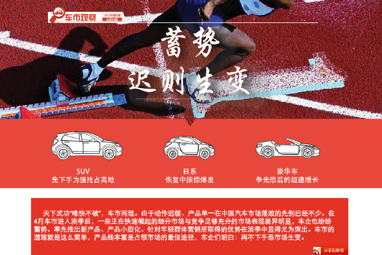 车市观察：蓄势 迟则生变