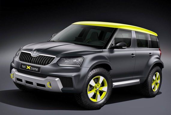 斯柯达推野帝Xtreme概念车 拉力赛车风格