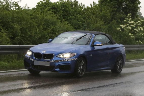 宝马2系敞篷版谍照曝光 今年秋天上市
