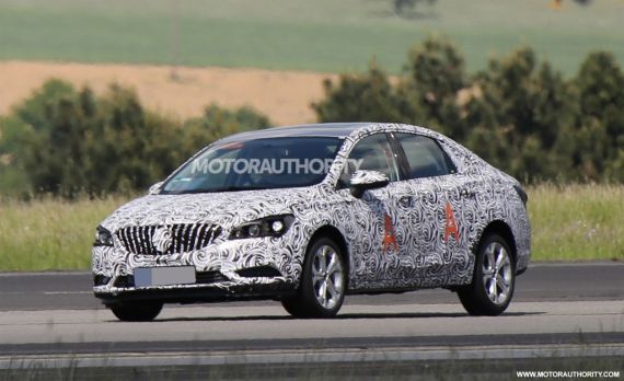 新一代别克英朗GT谍照曝光 预计明年上市